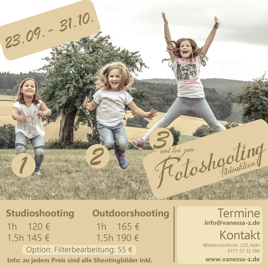 Fotoshooting Kinder & Familie: Kinderaktion